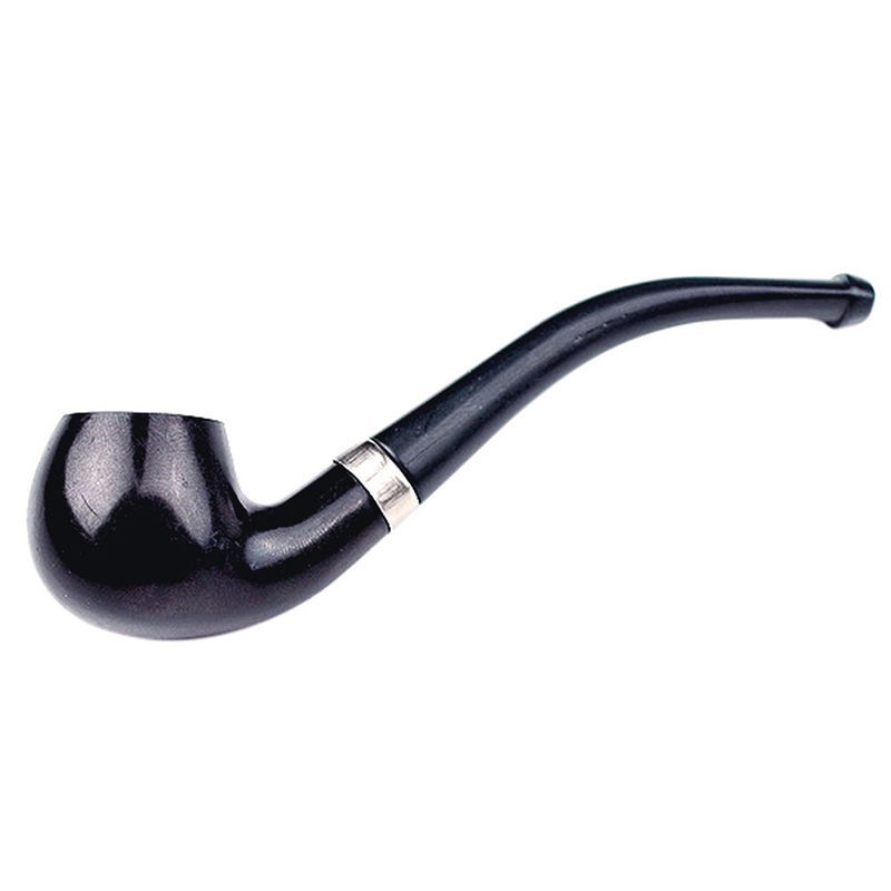 Vintage BakeliteDurable Tobacco Cigar Cigarette Pipes Smoking Pipe New  Black