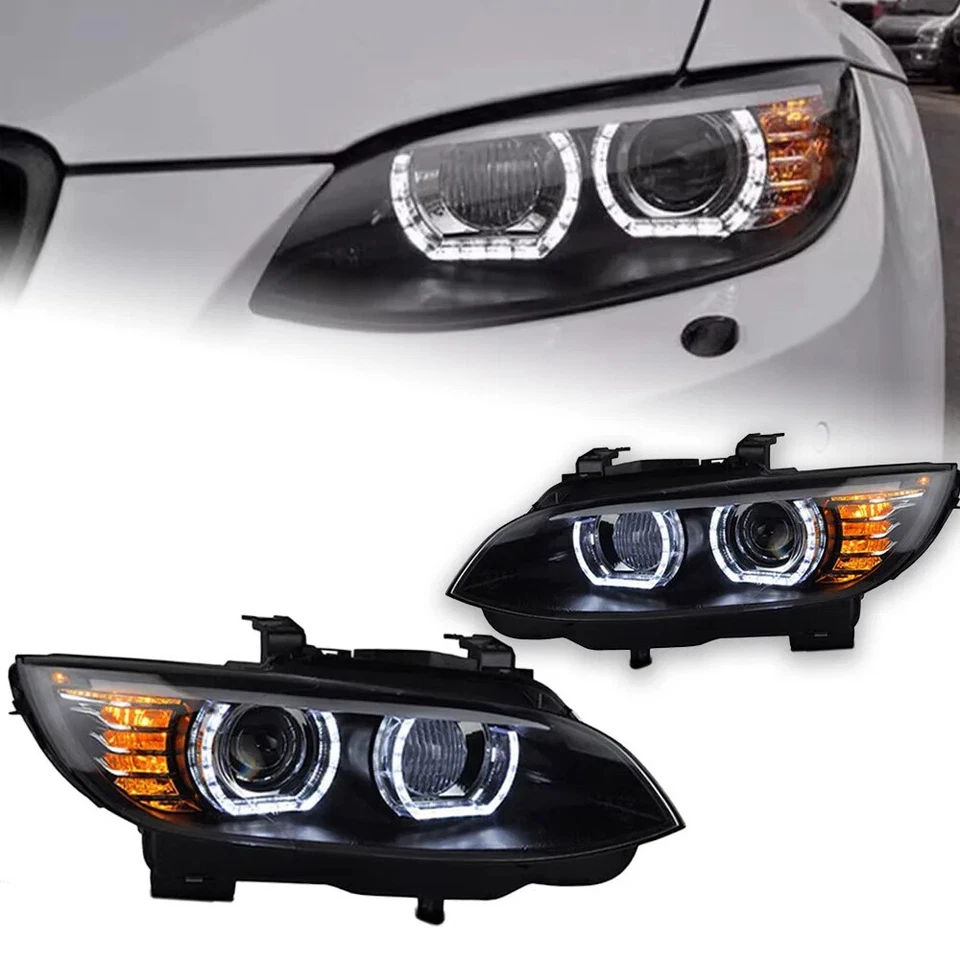 Para BMW M3 E92 E93 2006-12 LED DRL Reemplazar Faro Halógeno HID Conjunto Lámpara Foto 2 de 4