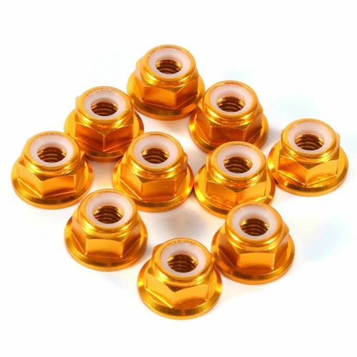 20PCS CW CCW M2/M3/M4/M5/M6 Nylon Insert Self-Lock Nuts Hex Lock Nut 11 Colors - Picture 7 of 21