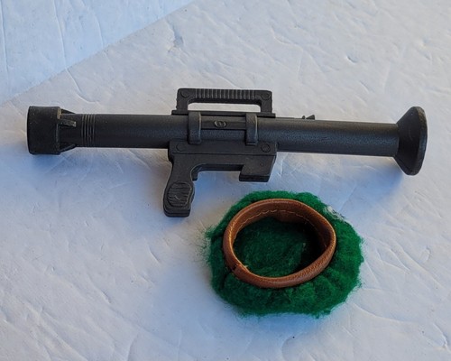 Figura de acción MUÑECA HASBRO vintage GI JOE boina verde soldado del ejército 12" con bazuca - Imagen 6 de 6