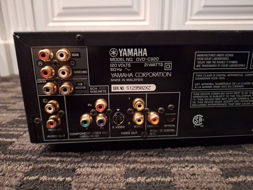 Yamaha DVD-C920 5-Disc DVD Changer, CD Changer - Picture 5 of 6