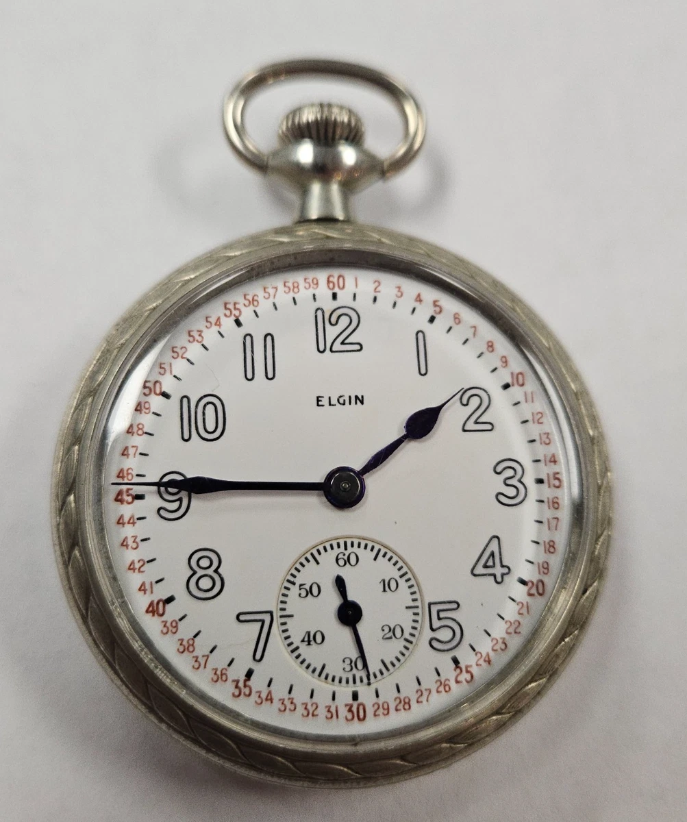 Elgin Pocket Watch 16 Pocket Watch Pocket Watches with Vintage 17