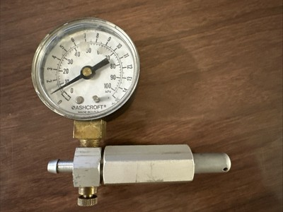 #ad Ashcroft Dial Indicating Pressure Gauge 0 15 psi 0 100 kPa $13.95