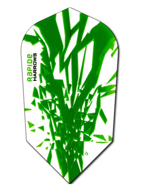 Harrows Rapide Slim Dart Flights Grün 5 Sets