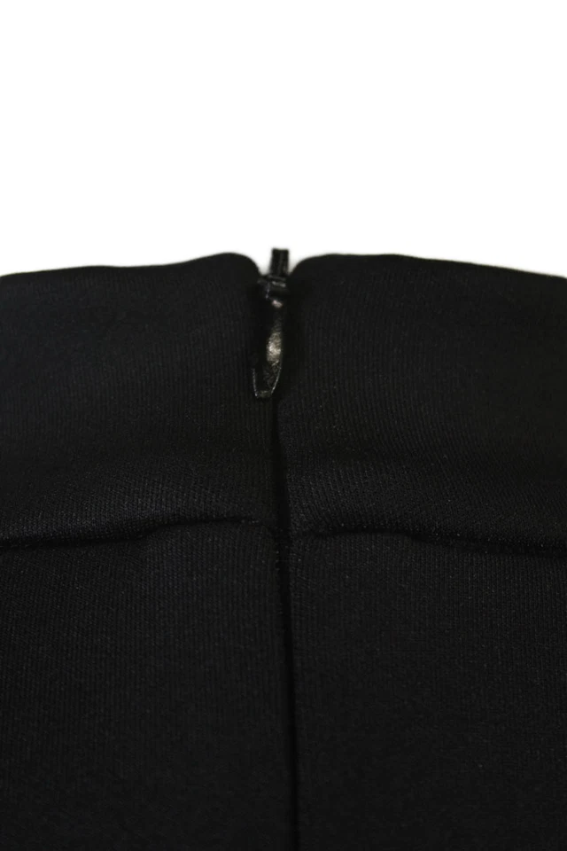 Blusa Clover Canyon para mujer manga larga campana cuello falso negra talla grande Foto 4 de 4