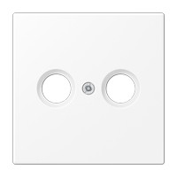 JUNG LS990TVWWM LS 990 TV WWM - White - Plastic - Matte - Screwless - - EDU 04