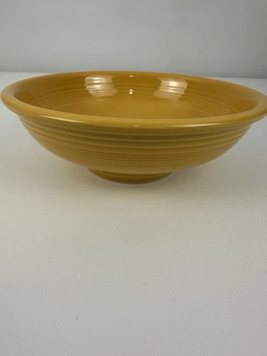 Fiestaware Retired Marigold 9-3/4" Pedestal Bowl