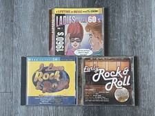 3 CDs: I Love Rock & Roll: Hits of 50's, Early Rock & Roll & Ladies Of The 60s