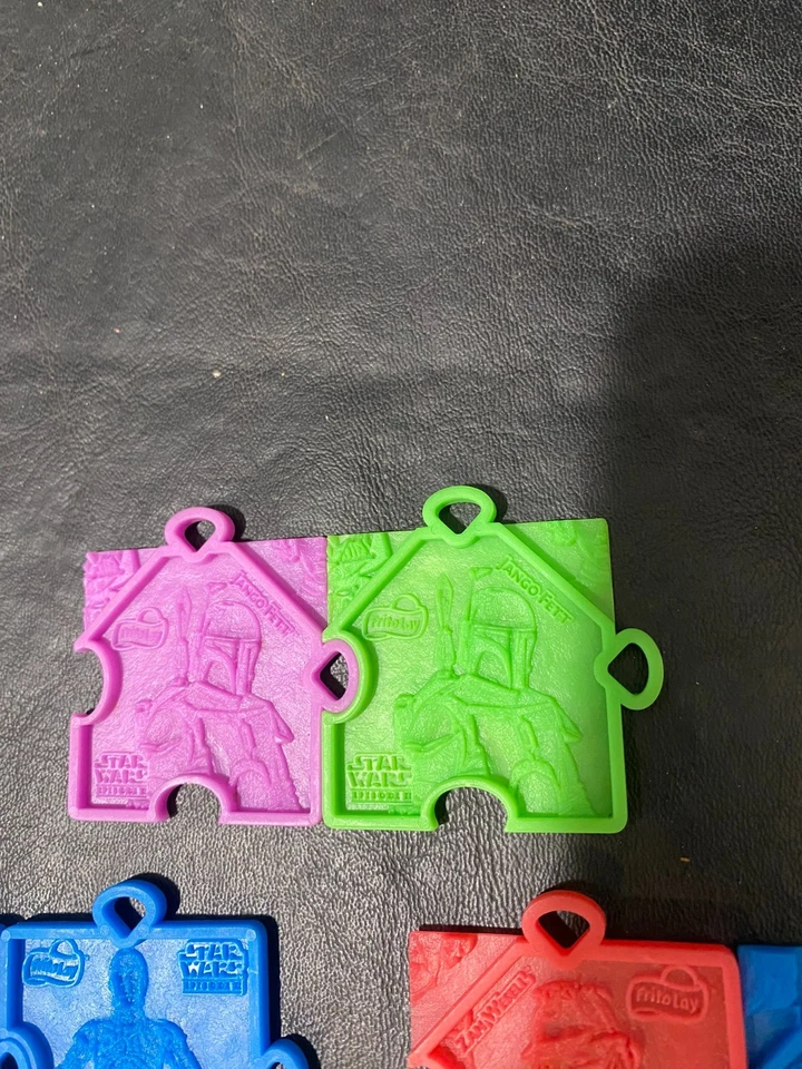 Star Wars El Ataque de los Clones Frito Lay Piezas de Puzzle de Colección Lote de Juguetes Premium A Foto 4 de 4