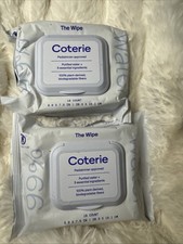 Coterie  The Wipe  travel pack contains 18 baby wipes - TWO PACKS NEW