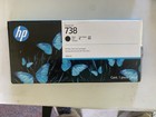 Hp 738 Black 300Ml DesignJet Ink Cartridge - New Sealed - Exp. 2/2027!