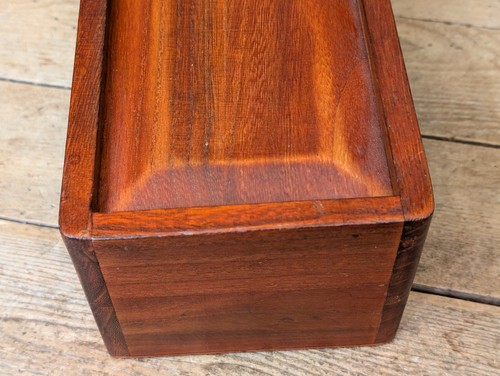 Antique Primitive Vintage Wooden Slide Candle Box - Picture 5 of 13