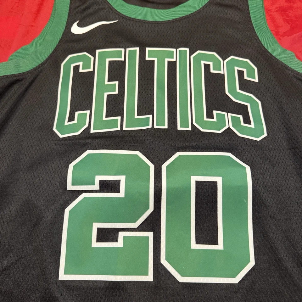 耐克球衣男式中号波士顿凯尔特人队戈登·海沃德黑色 Dri Fit NBA 运动 — 第 3/4 张图片