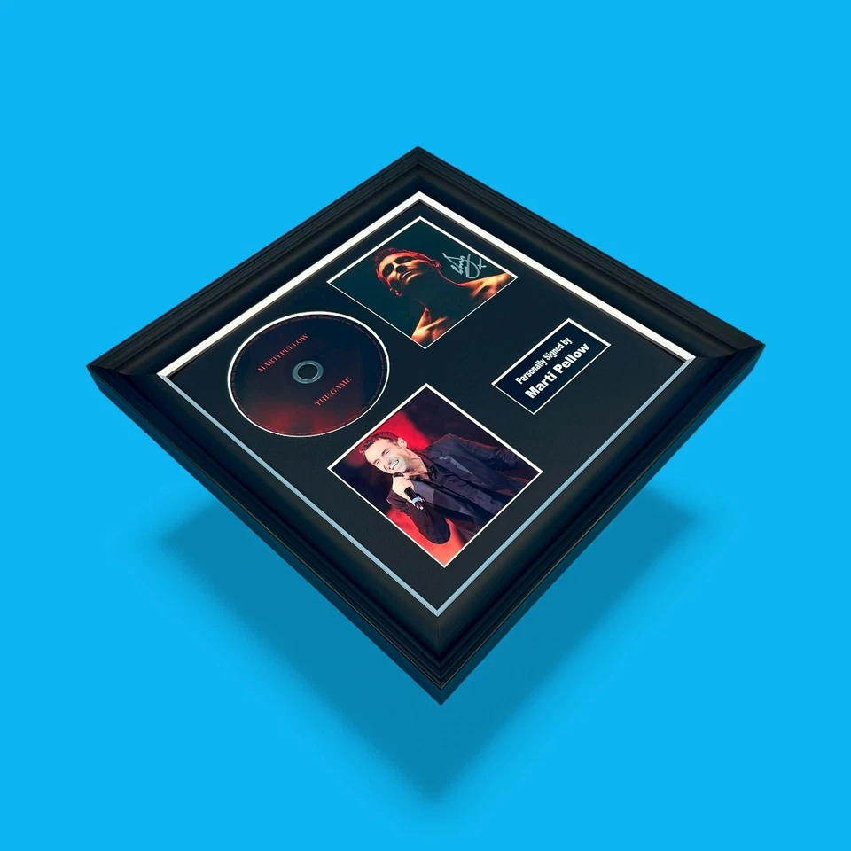 Marti Pellow SIGNED The Game Luxury CD Photo Display & COA Wet Wet Wet Autograph - Image 4 of 4