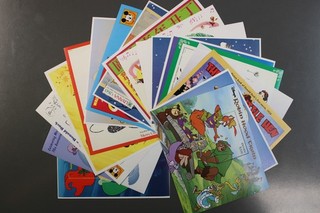Walt Disney stamps 20 different blocks mint never hinged from Guyana A1–7