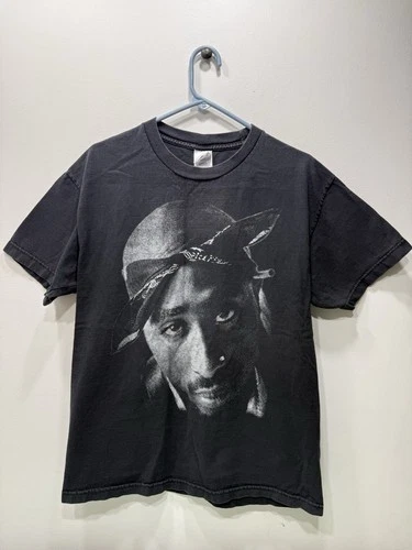 Rare Vintage tupac 2pac t shirt hiphop rap tee Sz L Parking Vintage vintage concert t-shirt, vintage, single stitch, B+ condition