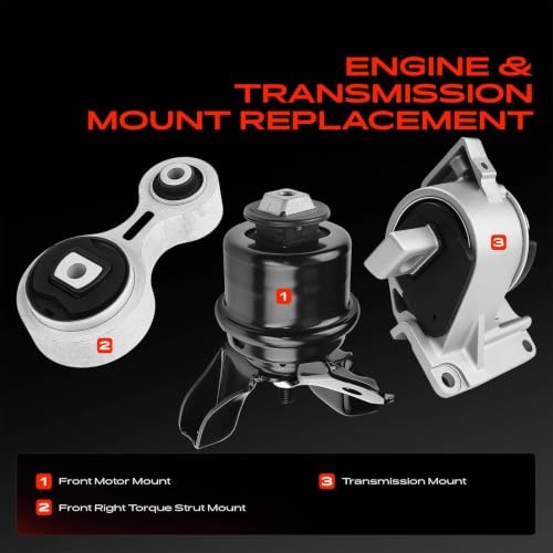 Trans Torque Mount Engine Motor and Transmission Mount Kit - Torque Strut Mount - Model ...