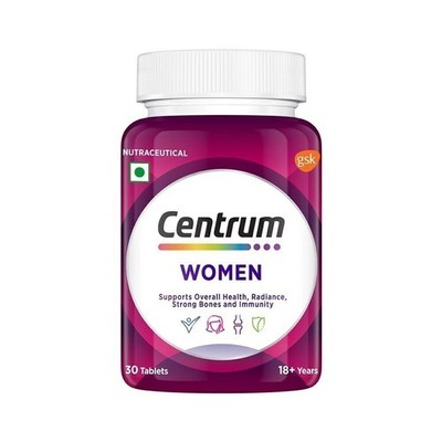Centrum Women Biotin VitaminC & 21 vital Nutrients Strong Bones & Immunity 30tab
