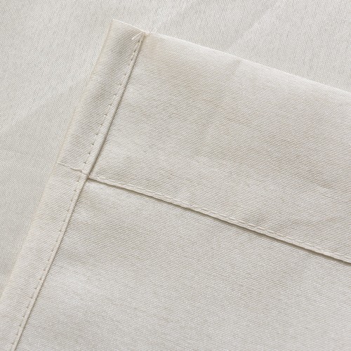 Faux Silk Semi Sheer Curtains Grommet Top Light Reducing Silk Drapes, 2panels - Picture 6 of 40