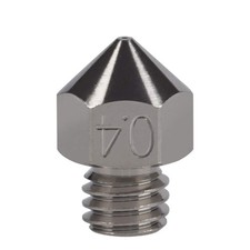 1pc Mk8 Plated Copper Nozzle Nonstick High Performance 0.4mm Compatible With 1.7