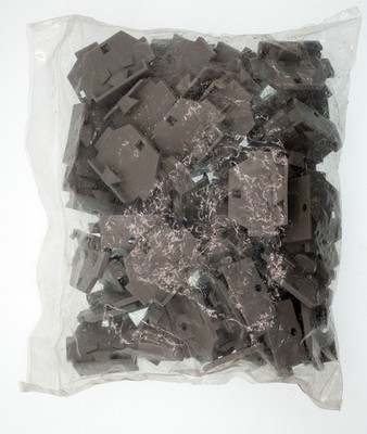 Wago 262-361 Terminal Block End Plate with Fixing Flange Grey 100pcs NEW