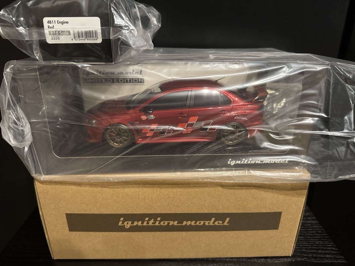IG3211 1/18 Ignition Mitsubishi Lancer Evolution X CZ4A Red