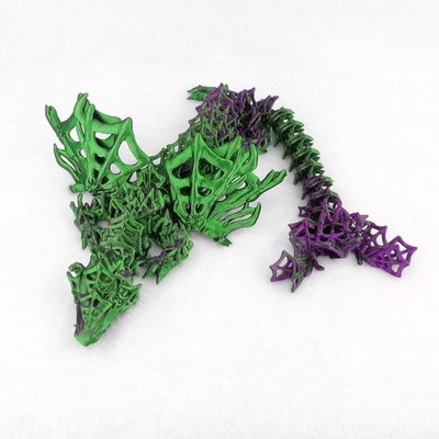 Winged Wicked Dragon   Halloween Spider Edition | 3D Printed Articulated Dragon