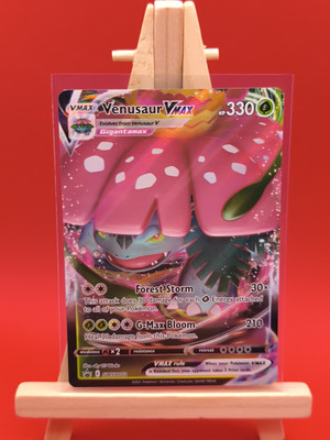 Venusaur VMax SWSH102 Full Art Holo Ultra Rare Promo Pokemon Card