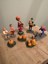 Lemax Spooky Town Figures- LOT OF 8 PEOPLE & ...