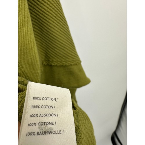Free People Santa Clara Thermal Top Ribbed Dolman Olive Green Oversized - Picture 7 of 8