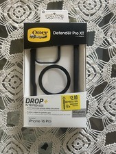 Otterbox Defender Pro XT Series Case For iPhone 16 Pro Black New MagSafe Compat