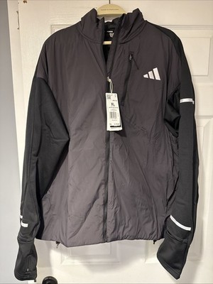 Men s Size XL Adidas Black Adi365 Running Climawarm Jacket New JM5729