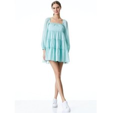 Alice + Olivia - Rowen Tiered Tunic Spring Dress - Size Large