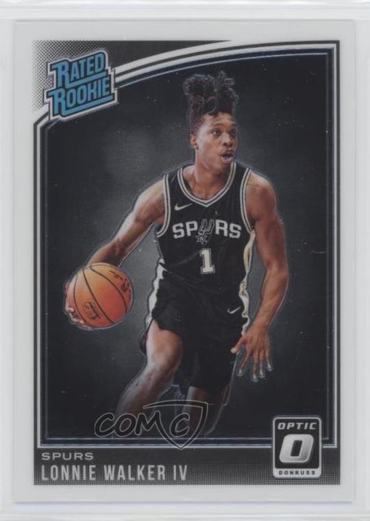 2018-19 Panini Donruss Optic Rated Rookie Lonnie Walker IV #174 00bf