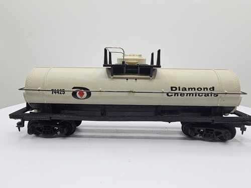 *READ Tyco HO Scale Diamond Chemicals GAT 74425 Single Dome Tank Car Tanker - Picture 5 of 13