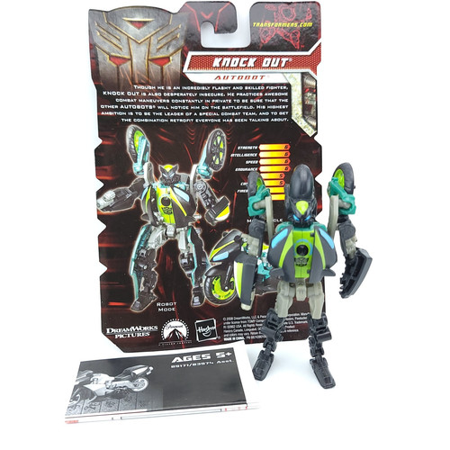 Transformers Knock Out Complete ROTF Scout Class With Instructions & Card - Picture 1 of 6
