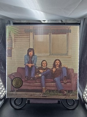 CROSBY STILLS & NASH Self-titled 1969 LP SD-8229 Atlantic Monarch Press VG/VG+ 2