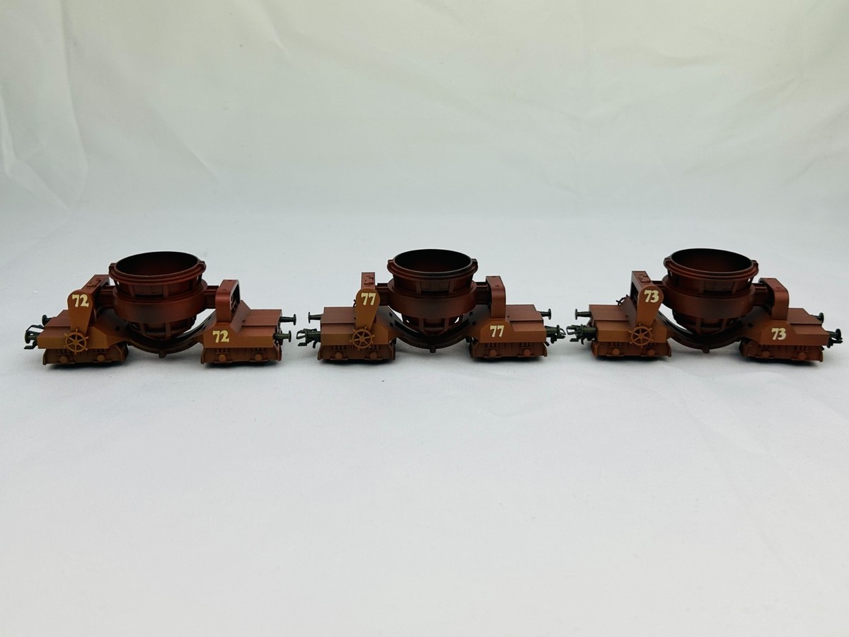メルクリン HO 46142&46143 Marklin HO 46142 46143 Slag Ladle Car Set Epoche VI Model