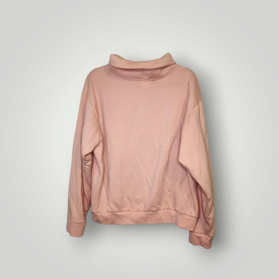 UNDERCOVER Victoria's Secret FELPA PULLOVER ROSA TUTTI I GIORNI LOUNGE COLLO CAPPUCCIO taglia XL