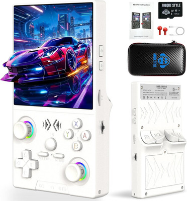 XF40V Retro Handheld Game Console with 2X Detachable Joysticks   4.0 Inch IPS HD