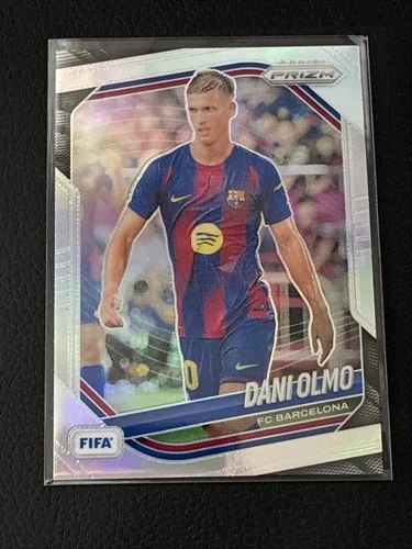 Panini 2025-26 Prizm FIFA Soccer Dani Olmo #248 FC Barcelona Silver Holo