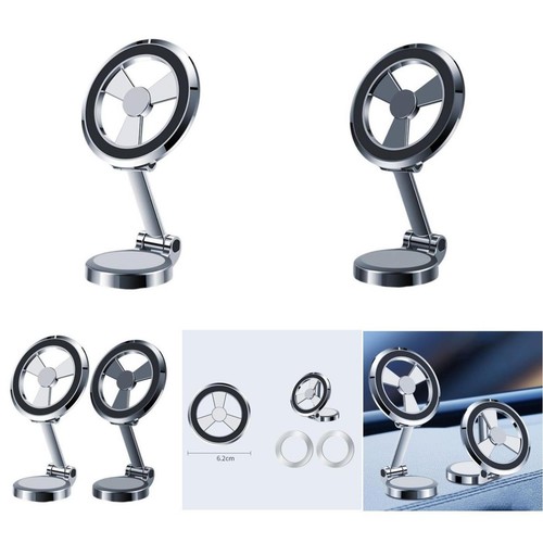Support Téléphone Magnétique pour Voiture avec Angle de Vision Réglable et A - Photo 11 sur 14