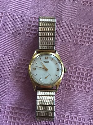 TISSOT hand winding anti magnetique vintage mens large watch