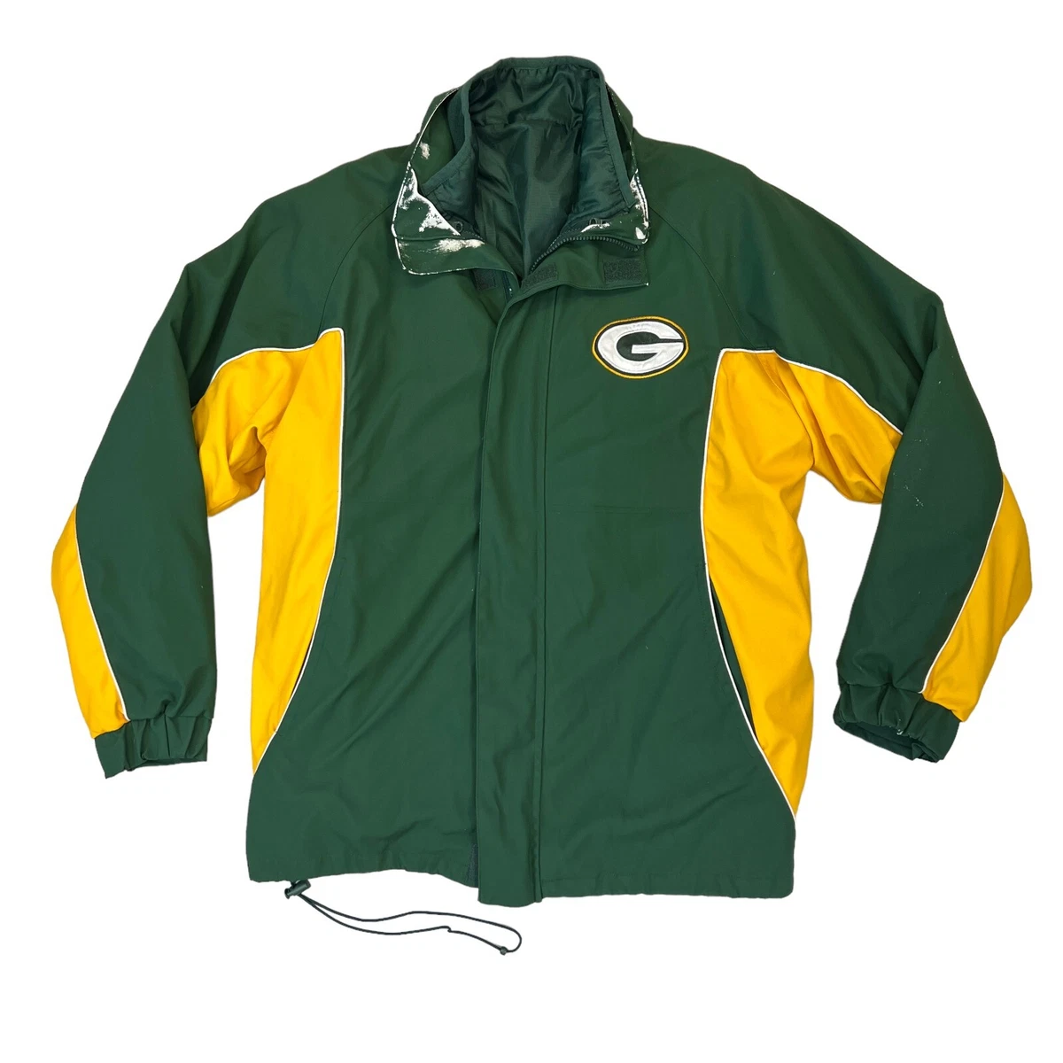 Green Bay Packers 3-in-1 Reversible Jacket Mens Large Waterproof Insulated  *READ | eBay