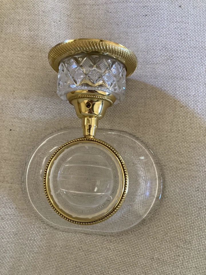 Jabonera de montaje en pared Phylrich KES25/003 cristal corte regente de 5 1/2 pulgadas Foto 4 de 4