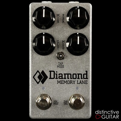 BRAND NEW DIAMOND MEMORY LANE BUCKET BRIGADE DELAY WITH TAP TEMPO ANALOG PEDAL