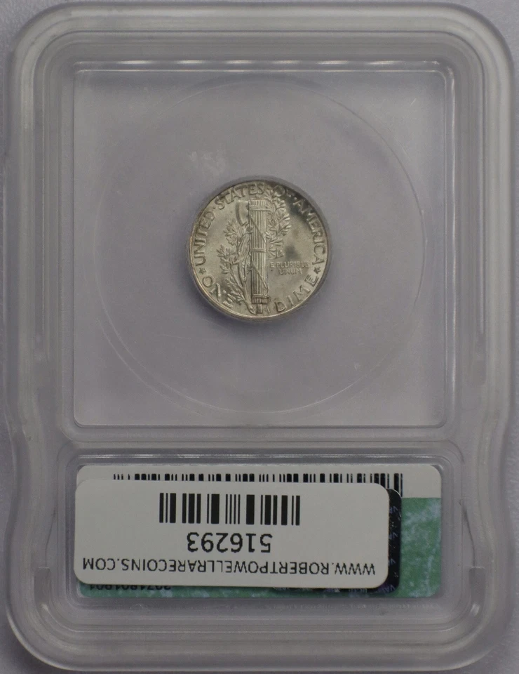 1937 10c Mercury Dime - ICG MS 66 FB - Image 4 of 4