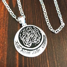 GÖKTÜRK Silber 925 Kette AYYILDIZ Bozkurt OSMANLI 1453 TÜRKIYE Zülfikar sk34