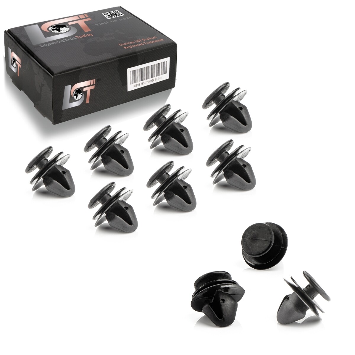 10x Moulding Side Strips Bumper Trims Fastening Clips for VOLVO