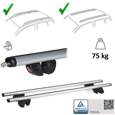 Barres De Toit Transversales Pour Jeep Grand Cherokee 1999-2004 - Marque Turtle - Neuf